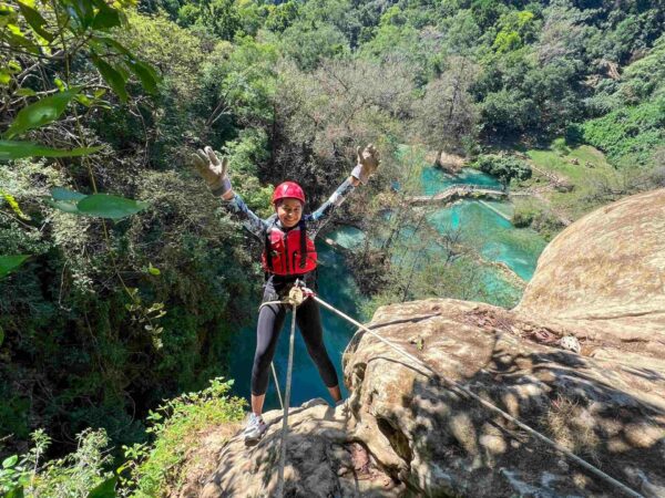 rappel cascada minas viejas huasteca potosina rio adventure mexico